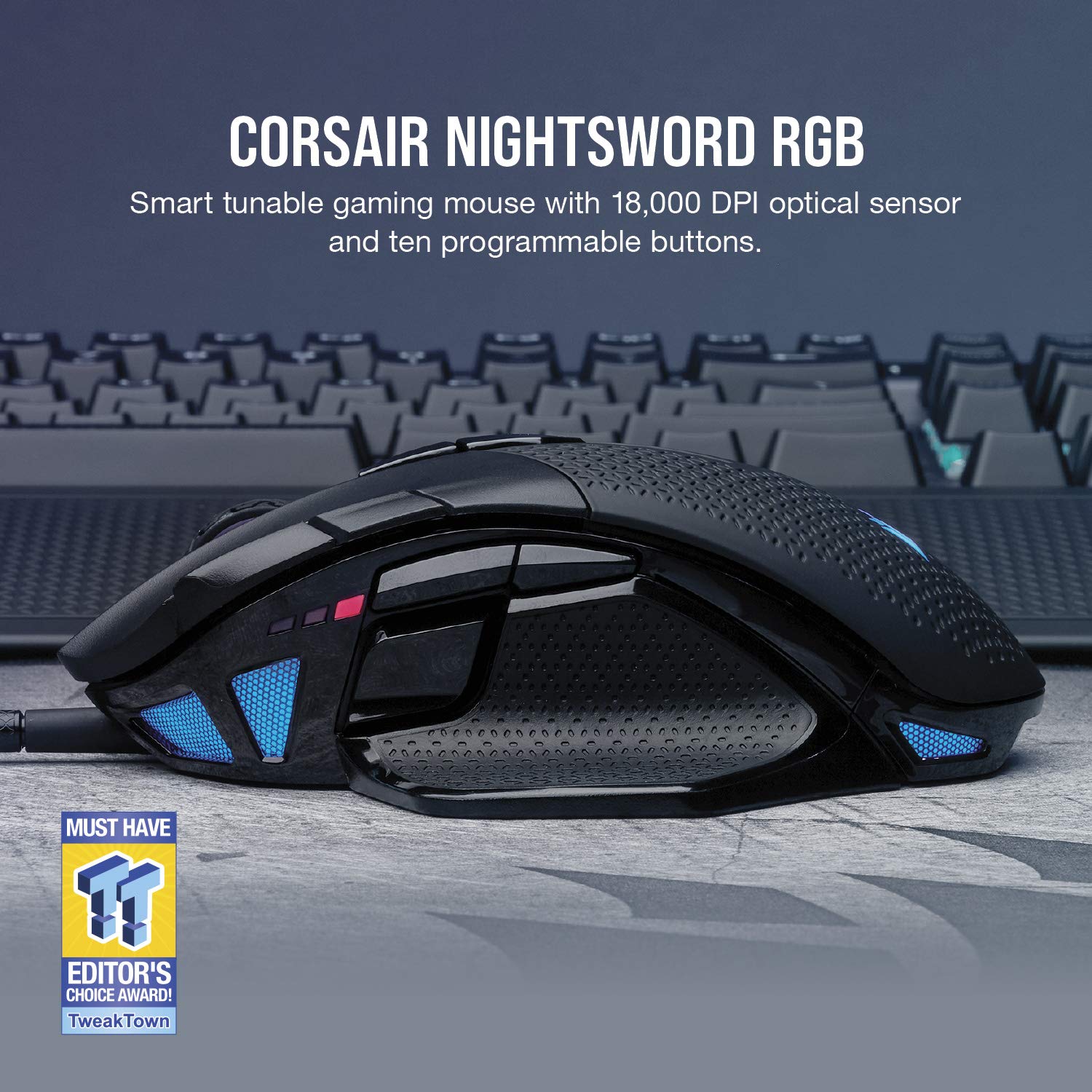 ※未開封※ CORSAIR NIGHT SWORD RGB Amazon.in: Buy Corsair Nightsword RGB, Performance Tunable FPS